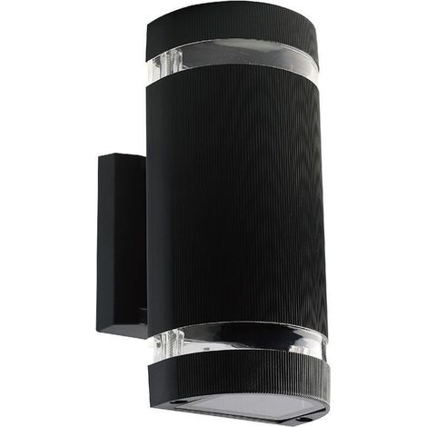 V-TAC LED Wandleuchte mit 2xE27 Lampenfassung Doppelter Lichtstrahl Rund IP44