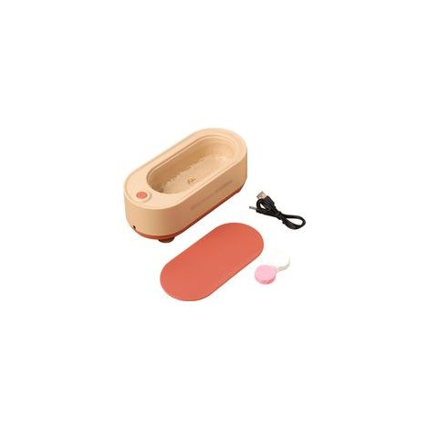 Nettoyeur à ultrasons portable USB rechargeable pour bijoux, lentilles, montres, or, argent, rose – (1/5)