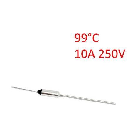 Termo fusibile lineare di sicurezza TCO 99 gradi 99°C 10A 250V