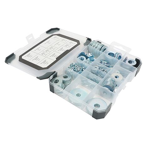 TIMCO Washers Zinc Mixed Tray - 291pcs (1/2)