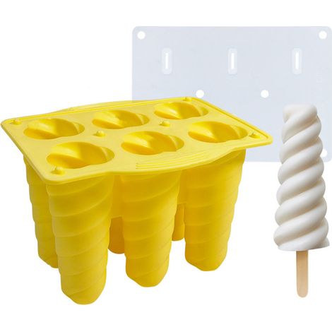 Beliebte hausgemachte Kuchenform, beliebte wiederverwendbare Silikonform zur Herstellung von Kuchen mit Eis am Stiel....