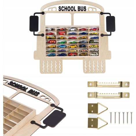 SCAFFALE PER AUTOBUS SCAFFALE PER HOT WHEELS MOLLE PER AUTO SCUOLABUS (1/5)