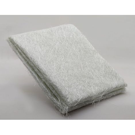 Suinga – Tissu en fibre de verre 100 cm – MAT-300 300 g/m² – Réparation de réservoirs, toits, piscines et terrasses – Excellente compatibilité résine