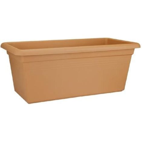 Elho Green Basics Jardin Xxl 100 - Marron - L 96 x B 44.5 x H 40 cm - extérieur - 100% recyclé