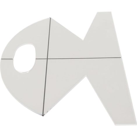 Gabarit de sac panier en acrylique transparent, lisse et durable, en forme de bol, de 25 cm (10 pouces), pour la couture et le bricolage à domicile. (1/5)