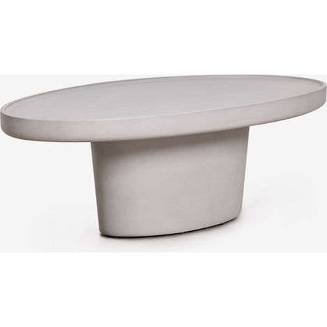 SKLUM Ovaler Couchtisch 110x60 cm aus Darwys-Zement                                   