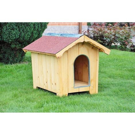 Cuccia per cani in legno, doghe spessore 19mm Serie Lux - Mod. 100/01/L - 120001