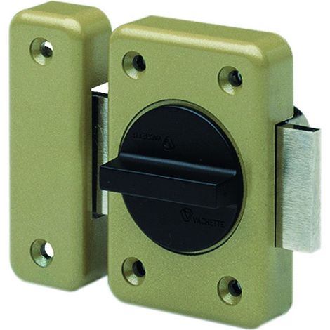 Vachette – Verrou à bouton RXP 2104 – Cylindre Ø 20 mm – Longueur 40 mm – 2 clés fournies – Sécurité renforcée – 16401000