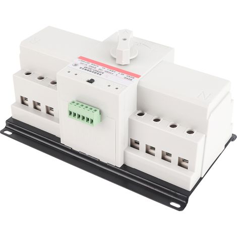 Automatischer Umschalter mit zwei Leistungsstufen, elektrischer Wahlschalter, 400 V AC, 63 A, 4 kA, Standardausführung (1/5)
