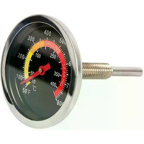 Thermomètre de barbecue (50-800℉) pour four et grill, détecteur de température, accessoire de cuisine professionnel en acier inoxydable (1/5)