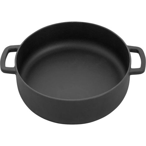 Poêle en fonte - COMBEKK - 192128BL - 100% recyclée - 28 cm - Tous feux (dont induction) (1/4)