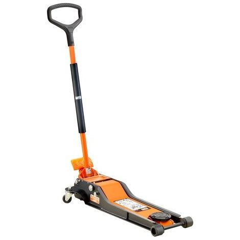 Bahco – Cric extra-long 1,5 T – Charge maximale 1,5 T – Hauteur d'entrée 70 mm – Hauteur levée 610 mm – Système à double piston (1/3)