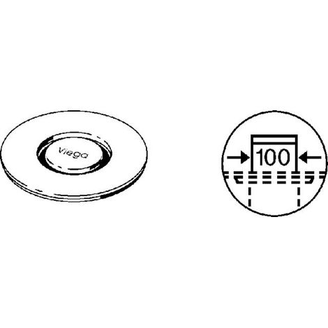 VIEGA 617189 Grille design Modèle 4976.31 (1/3)