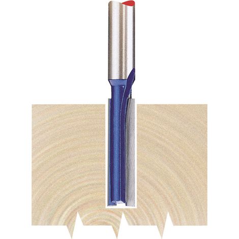 Draper 75331 TCT Router Bit, 1/4"" Straight, 6.35 x 25mm (1/5)