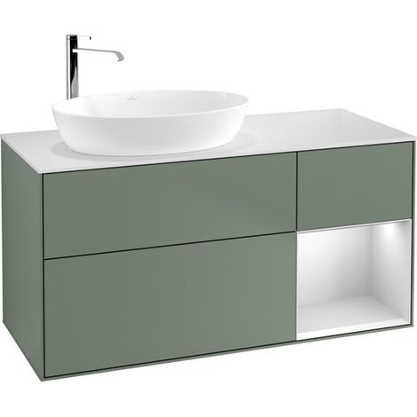 Villeroy & Boch F931MTGM Meuble sous-lavabo Finion F93 (1/2)