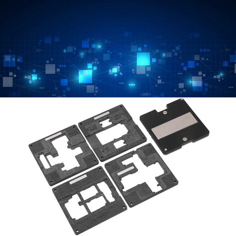 Kit de support de soudage Amao Easy Repair IPX-14/18-en-1 pour couche intermédiaire (maille) avec support de soudage Pro Max pour modèles X/11/12/13/14 et 0,12 mm d'épaisseur. (1/5)