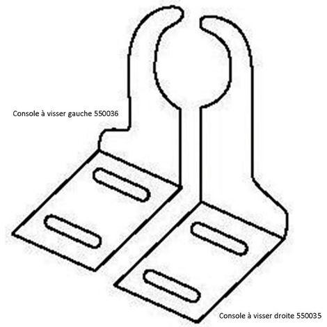 Fondital – Console à visser pour radiateurs – Console à visser gauche – Support de fixation chauffage central – Largeur 7 mm – Profondeur 9 mm
