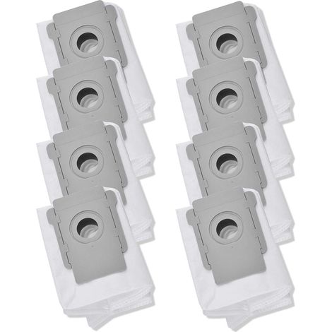 Sacs À Poussière Pour Aspirateur Robot - Compatible Avec Modèles Roomba i3 i6 i7 i8 s9 - Tissu Non Tissé - 8 Pièces (1/5)