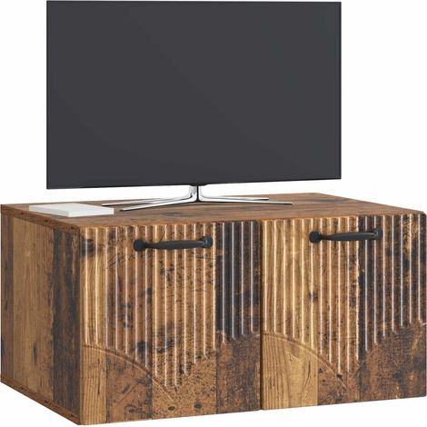 Maison Exclusive - Mobile Porta TV da Muro Legno antico 59,5 x 41 x 30 cm (1/5)