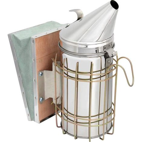 Bienenstock Räucherofen, Edelstahl mit Hitzeschild, Imkereiausrüstung, Bienenstockwerkzeuge (1/5)