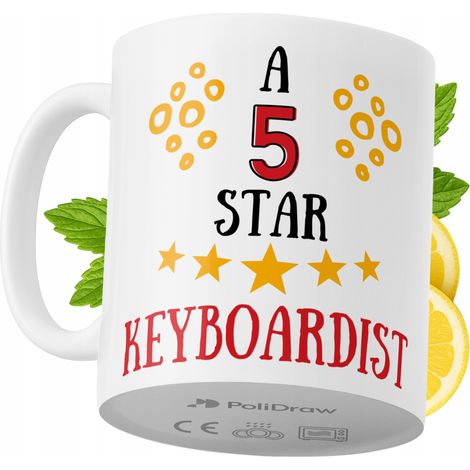 Lustige Kaffeetasse für Keyboarder mit witzigem Textdesign – ideal für Geburtstage, Namenstage, Feiertage und besondere Anlässe. Hochwertige Tasse für Zuhause, Büro und Arbeit. Farbe: Weiß, 330 ml.