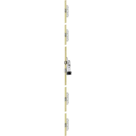 Vachette – Serrure électrique 5 points A2P avec pênes oblongs – Entraxe 70mm, fouillot carré 7mm, acier galvanisé – 15490000 (1/2)