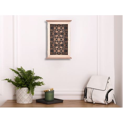 Schlüsselkasten RENA aus Holz mit ausgefallener Dekotür, Höhe 30cm (1/5)