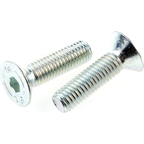 Vis à six pans creux, M8 x 30mm, tête Vis fraisée à tête creuse hexagonale, en Acier ( Prix pour Boîte de 50 )
