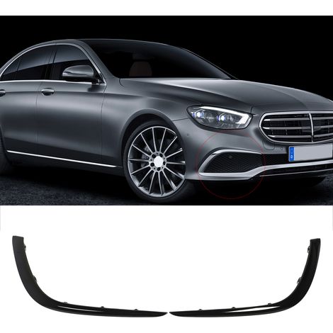Mercedes-Benz E-Klasse W213 Executive Facelift (2021-2023), Nebelscheinwerferblenden - Paar, glänzend schwarz (links und rechts) (1/5)