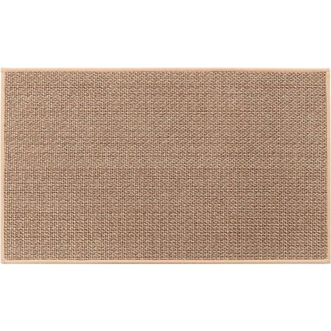 Tapis Cuisine, ​Tapis de Cuisine Devant ​Evier Lavable Antidérapant en Caoutchouc et Lavable, Jute ​Tapis Cuisine Devant Evier Tapis Cuisine Lin Tapis Cuisine Antidérapant Tapis Cuisine Devant Evier(1 (1/4)