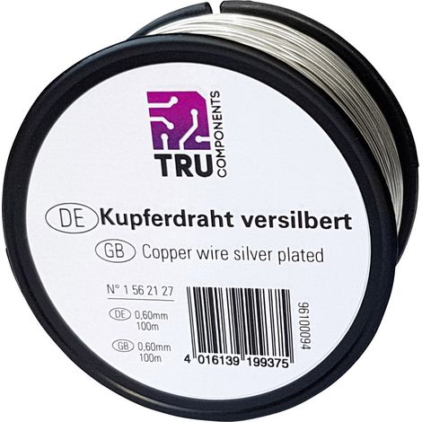 TRU COMPONENTS Kupferdraht Außen-Durchmesser (ohne Isolierlack): 0.80 mm 22 m