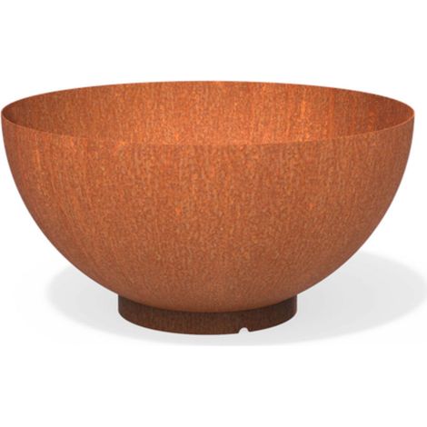 Dipott Pflanzschale Bocca rund aus Corten-Stahl Pflanzgefäß Ø 120 cm