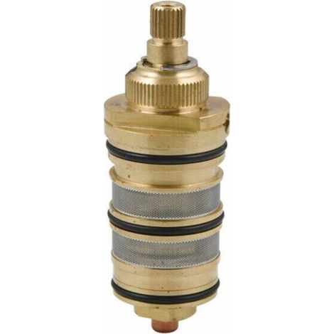 Brass Thermostatic Cartridge and Handle for Bath Shower Mixer Tap Shower Bar Mixer Tap Shower Mixer Cartridge (1/5)