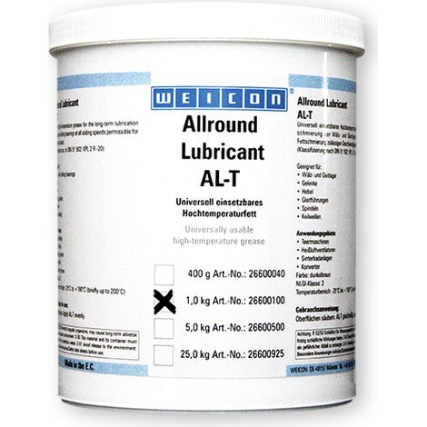 Hochleistungsfett AL-T dunkelbraun 1 kg