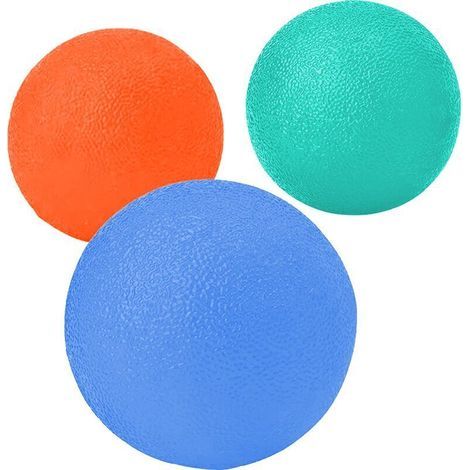 3er-Set Handtherapiebälle, 3er-Set Übungsbälle für Finger- und Handgelenksarthrose, Silikon-Übungsbälle zur Stärkung der Fingermuskulatur für die Handtherapie, lindert Schmerzen (1/5)