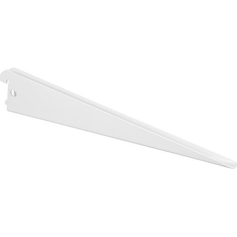 CONSOLE  CREMAILLERE DOUBLE AVEC PAS DE 32 MM LAQUE BLANC L170 MM LOK57 - LOKENDO - LOK57