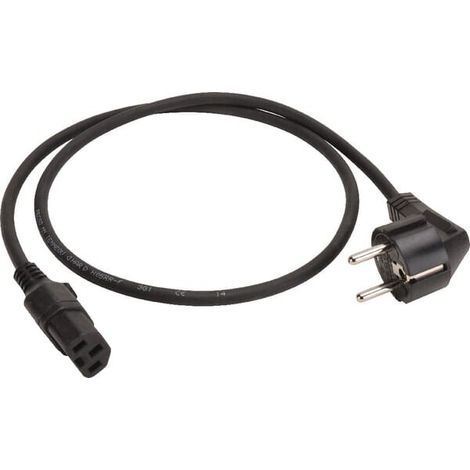 Euro-Gerätekabel 1m kpl. UNIVERSAL DCPEC131