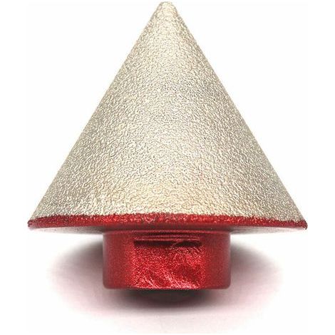 Anfasbohrer – Geschweißter Diamant – 48 mm Kegelspitze – M14-Gewinde – Für Stein, Keramik, Fliesen, Glas – Einheit (1/5)