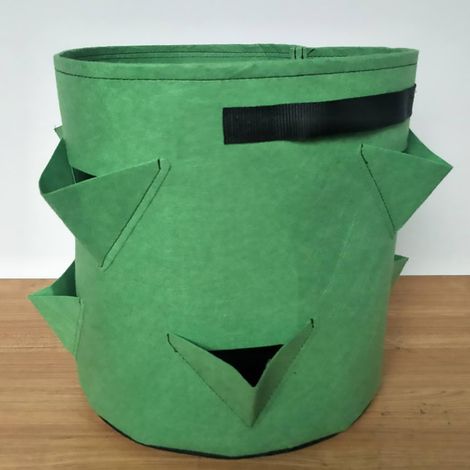 Sac de plantation de fraisiers multi-ports, sac à 3, 6 ou 8 ports, sac en feutrine, sac à herbe parfumée, sac de plantation coloré (1/5)