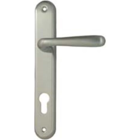 Maniglia karol con placca foro yale in zama finit. ott. cromo satinato - mm.90 foro yale 2 coppia Cottali