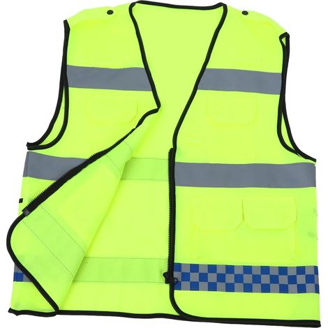 Gilet de sécurité réfléchissant pour homme, fluo femme, haute visibilité (1/5)