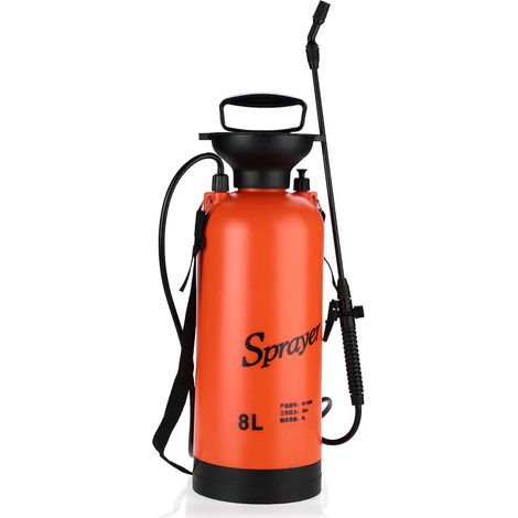 Pulvérisateur de jardin à pression d'air avec sangle d'épaule pour usage agricole et jardinage 8L (1/5)