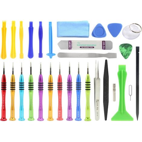 Kit d'outils de réparation de téléphones portables JIAFA JF-8156 29 en 1