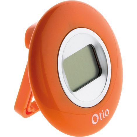 Thermomètre intérieur LCD - Orange - Otio (1/3)