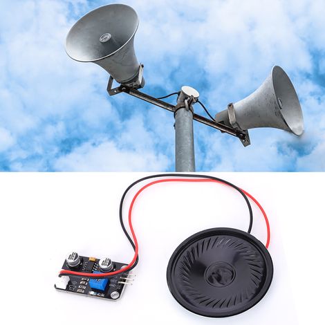 Module amplificateur de puissance pour haut-parleur et lecteur de musique compatible avec le bloc de construction électronique R3 (1/5)