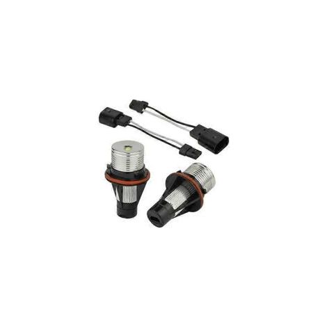 1 coppia di lampadine LED bianche 8000K per luci di posizione Angel Eyes (attacchi E39, E53, E60, E63, E64, E66, E87, 5, 6, 7, X3, X). - Crezuo
