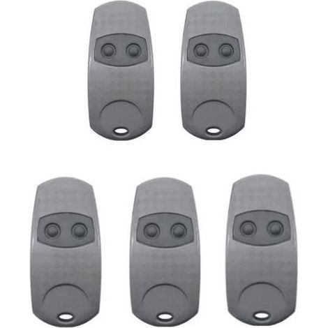 – Pack de 5 télécommandes Came TOP432EE – 2 canaux – Fréquence 433,92 MHz – Portée 50-100 m – Alimentation 2 piles CR2016 (1/3)