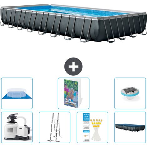 Intex Piscina Ultra XTR Rettangolare - 975x488x132 cm - 8-pezzi  S596 (1/3)