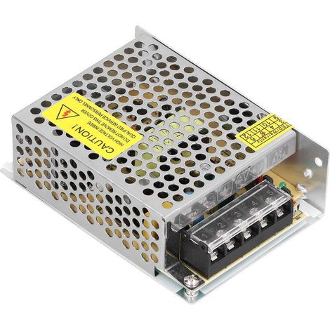 Alimentation à Découpage - 60 W - 12 V DC - Entrée AC 100-264 V - IP20 - Pour Éclairage LED et Caméras de Sécurité - 1 Pièce (1/5)