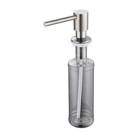 Alveus Accessoires - Distributeur de détergent Plum, 500 ml, nickel brossé 1135812